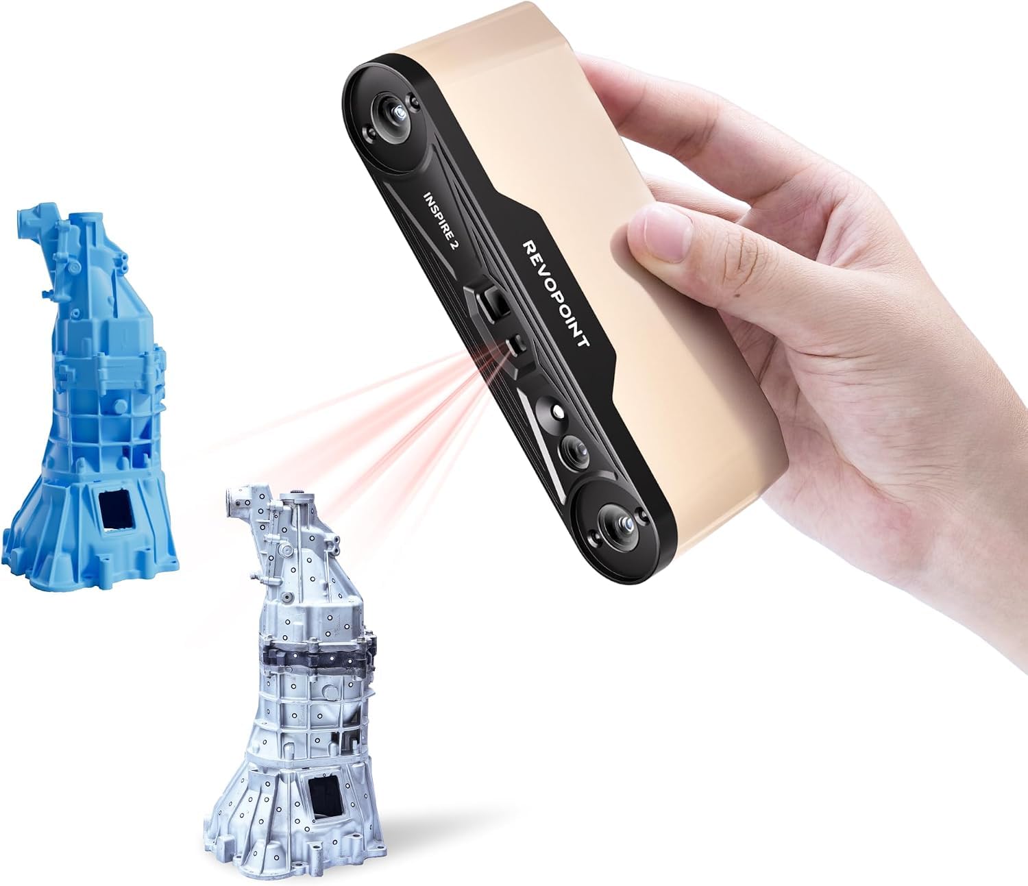 Revopoint INSPIRE 2 3D Scanner, Outdoor Scan, for 3D Printing